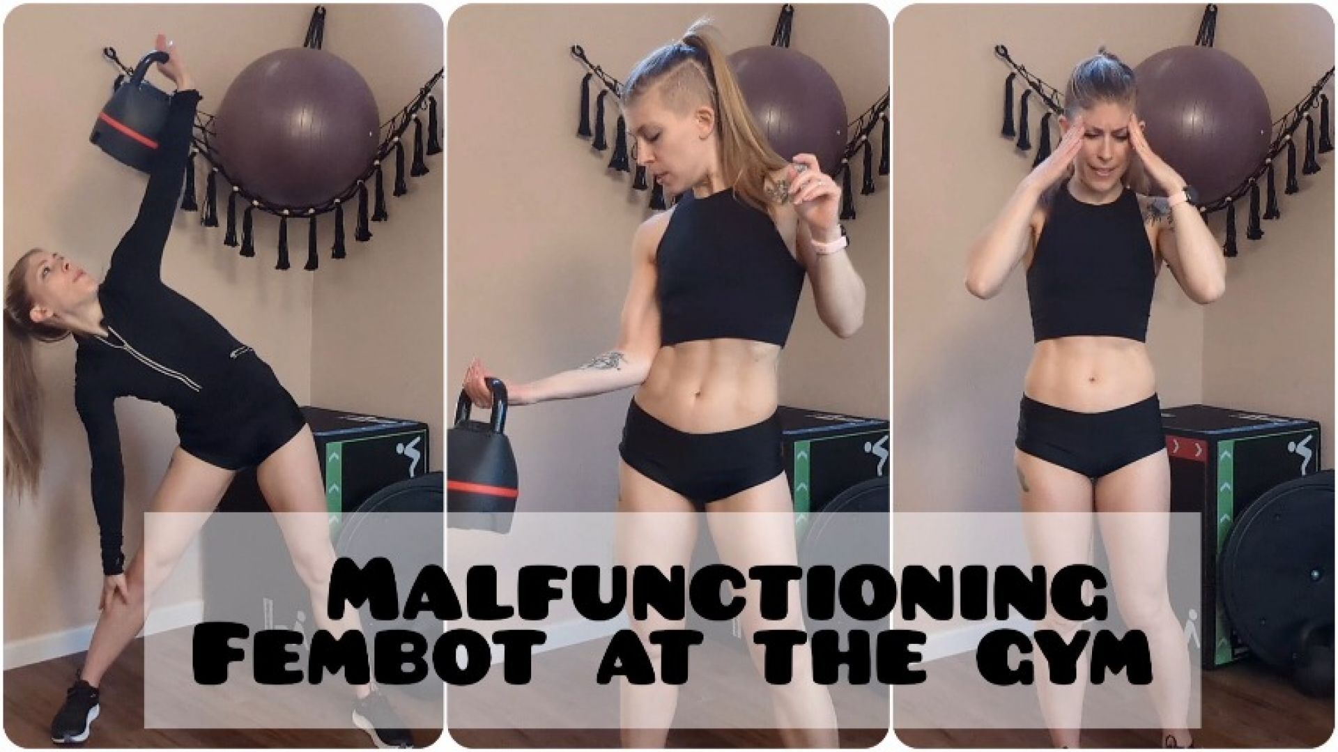 Malfunctioning Fembot At The Gym