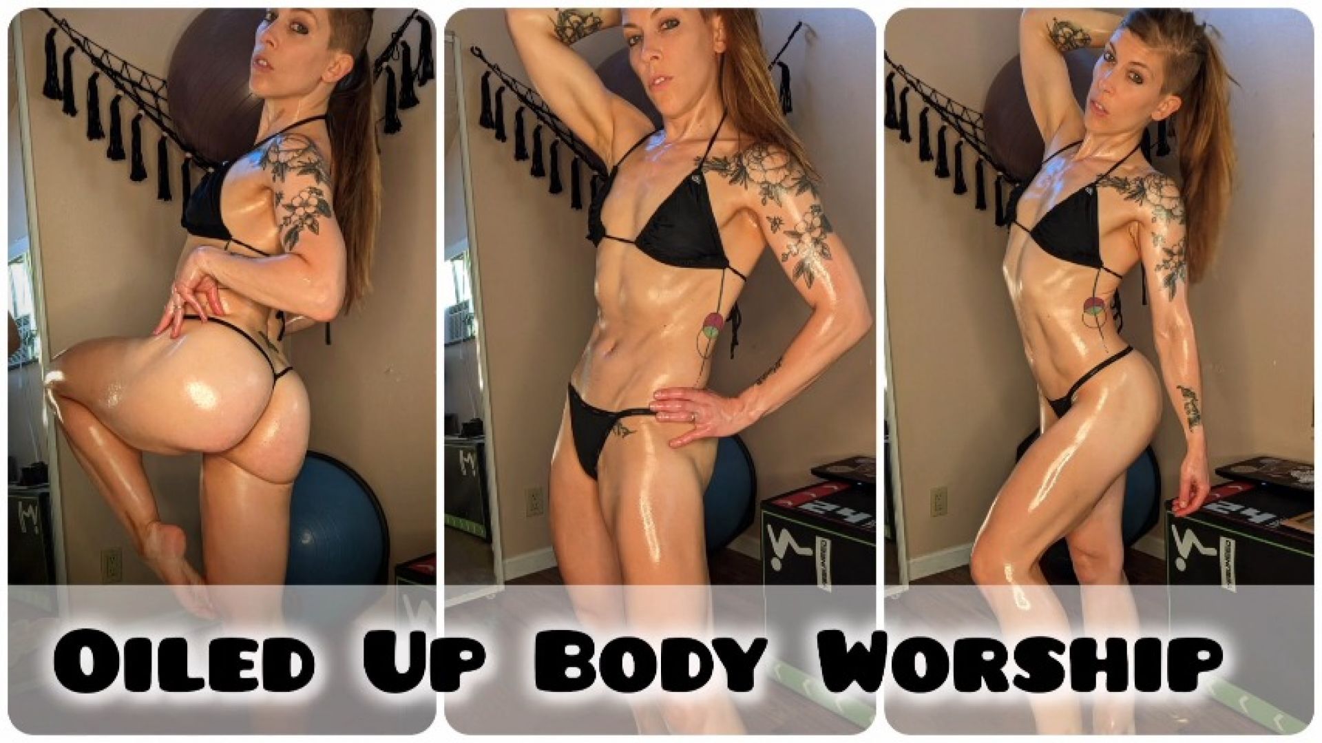Oiled Up Body Worship