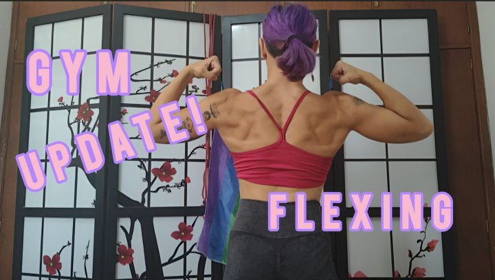 Gym update flexing