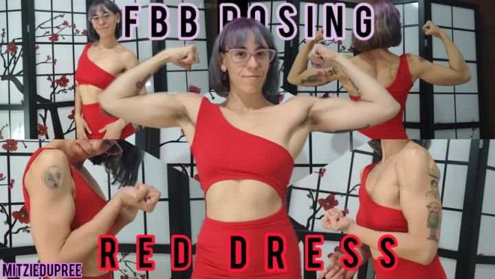 FBB Possing Red Dress