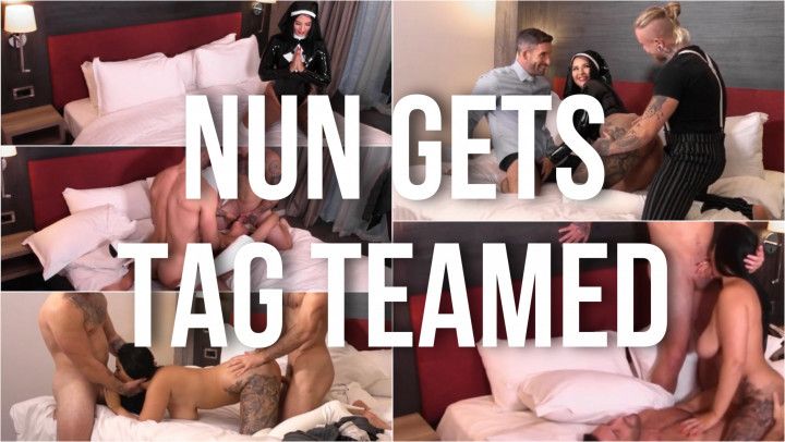 Nun Gee gets tagged teamed