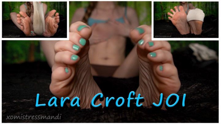 Lara Croft JOI w/ countdown