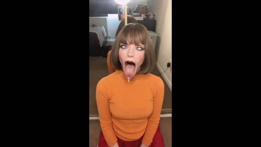 Vulgar drooly ahegao