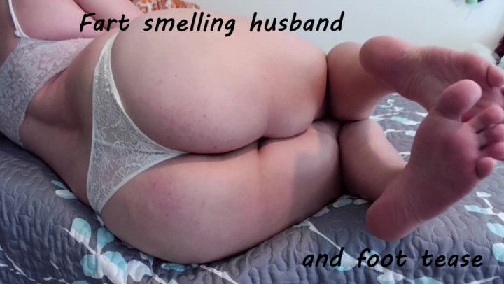 Fart sniffing husband