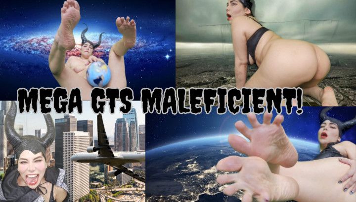 Evil Maleficent grows and destroys the city