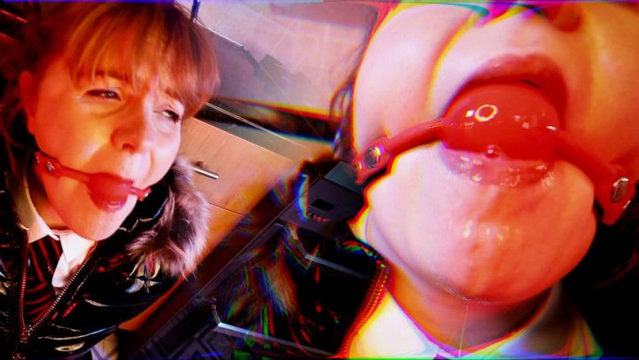 School Girl BOUND + GAGGED