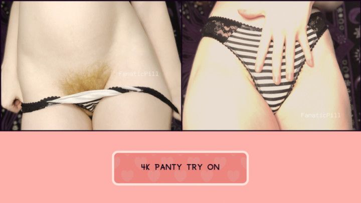 4k Panty Try On