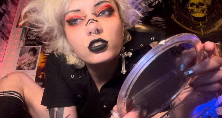 JOI taboo stepbro stepsis lipstick fetish cum countdown goth