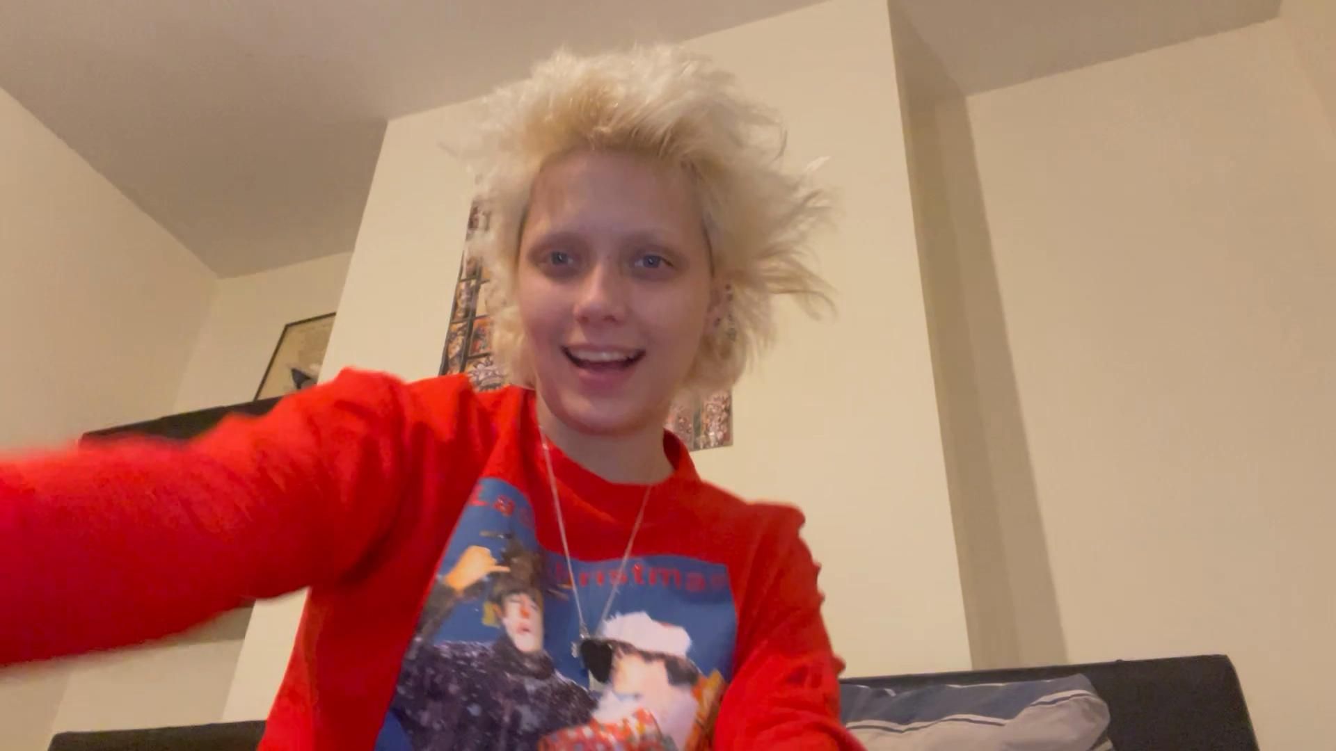 drinking a sfw coffee