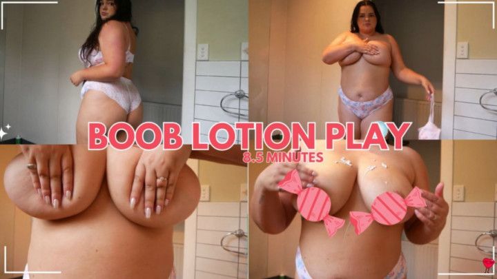 Boobs Lotion Play