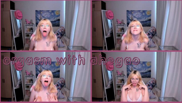orgasm with ahegao