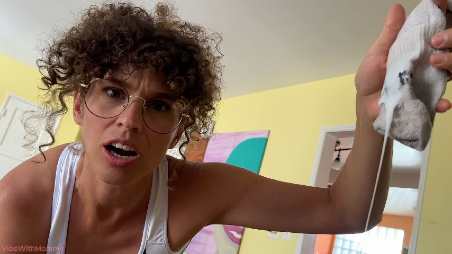 step-mom Finds Your Cum Sock