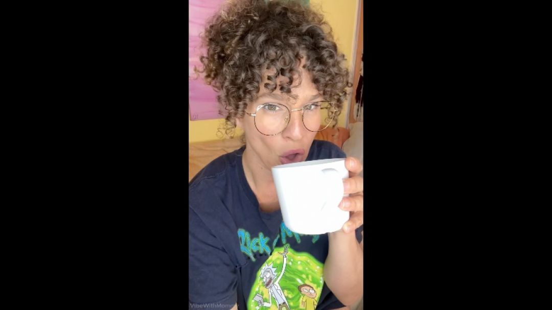 Coming in your step-mom's coffee she's all out of creamer