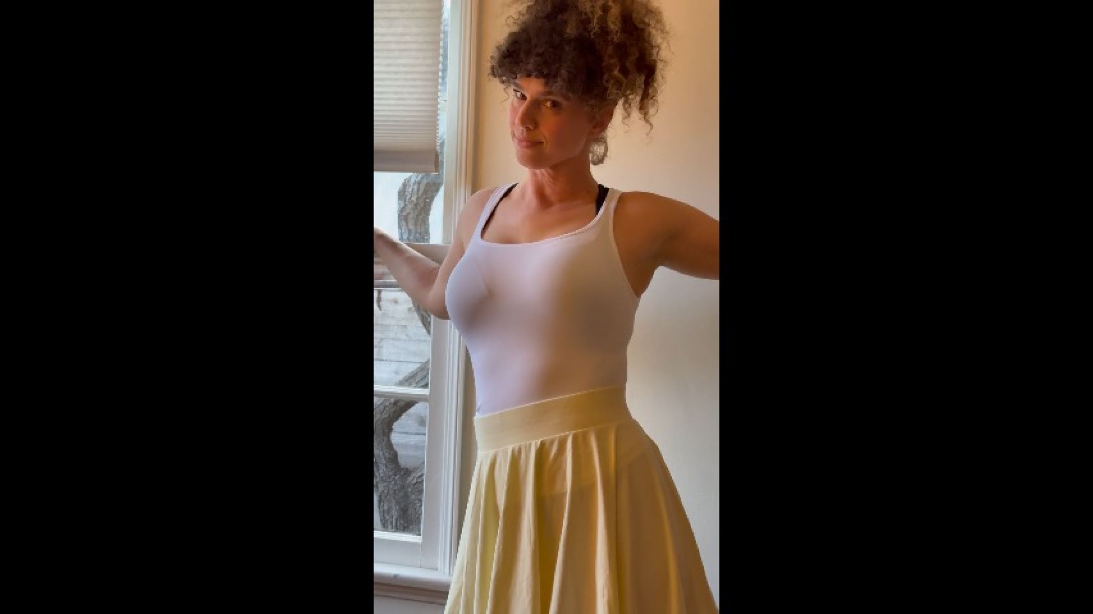 Showing off my new skirt