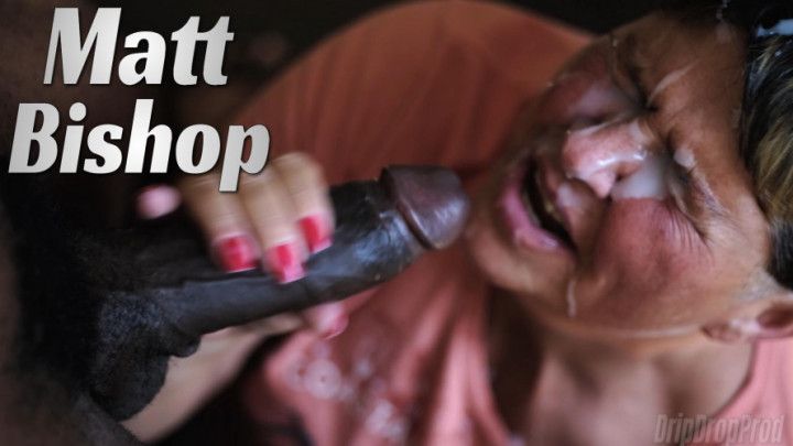 MATT BISHOP GRANNY T BLOWJOB FACIAL GILF SHORT HAIR BBC CUM
