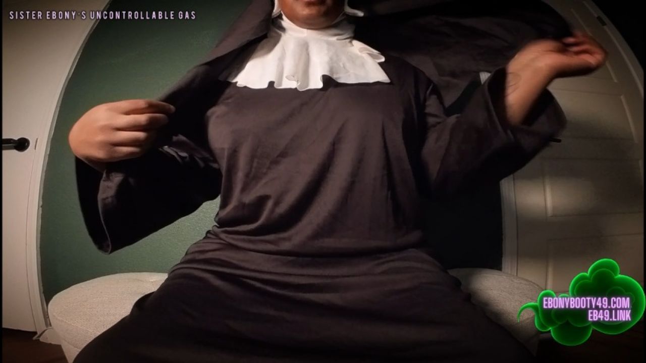 A Nun's Gassy Plea : step-Sister Ebonybooty49