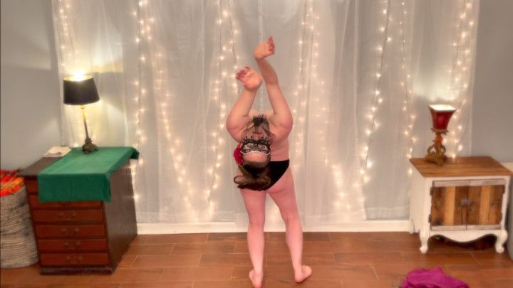 Pregnant Hotwife Strip Tease Belly Dance, Full Nude