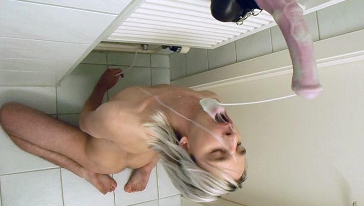 Twink playing with Cum from Cock Dildo