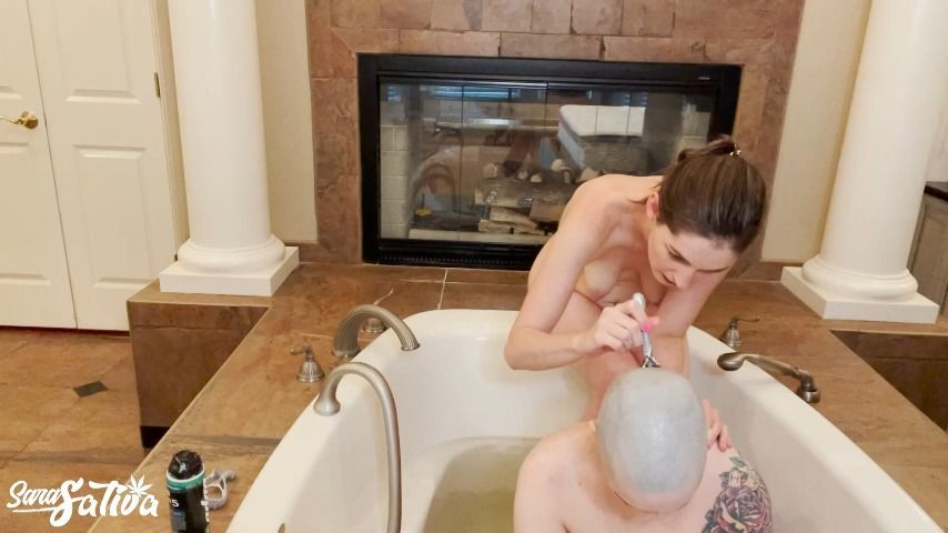 Head Shaving with Sara Sativa Part 2