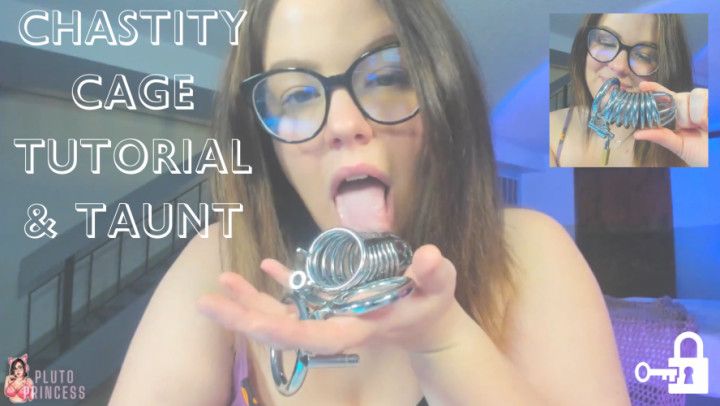 Chastity Cage Tutorial & Taunt