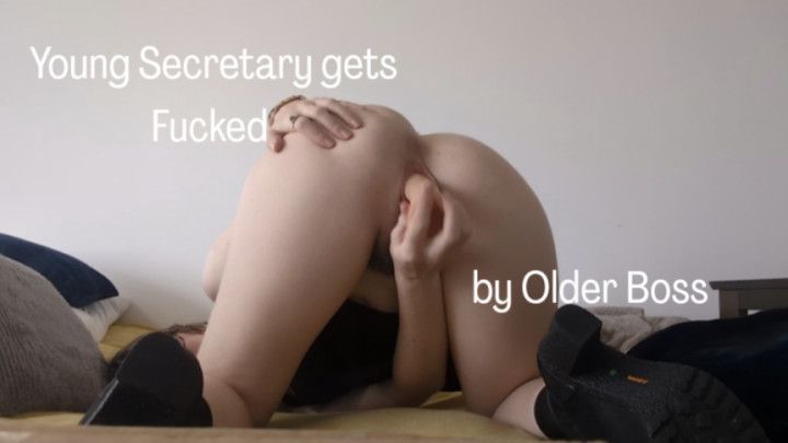 Young Secretary Gets Fucked by Older Boss part two