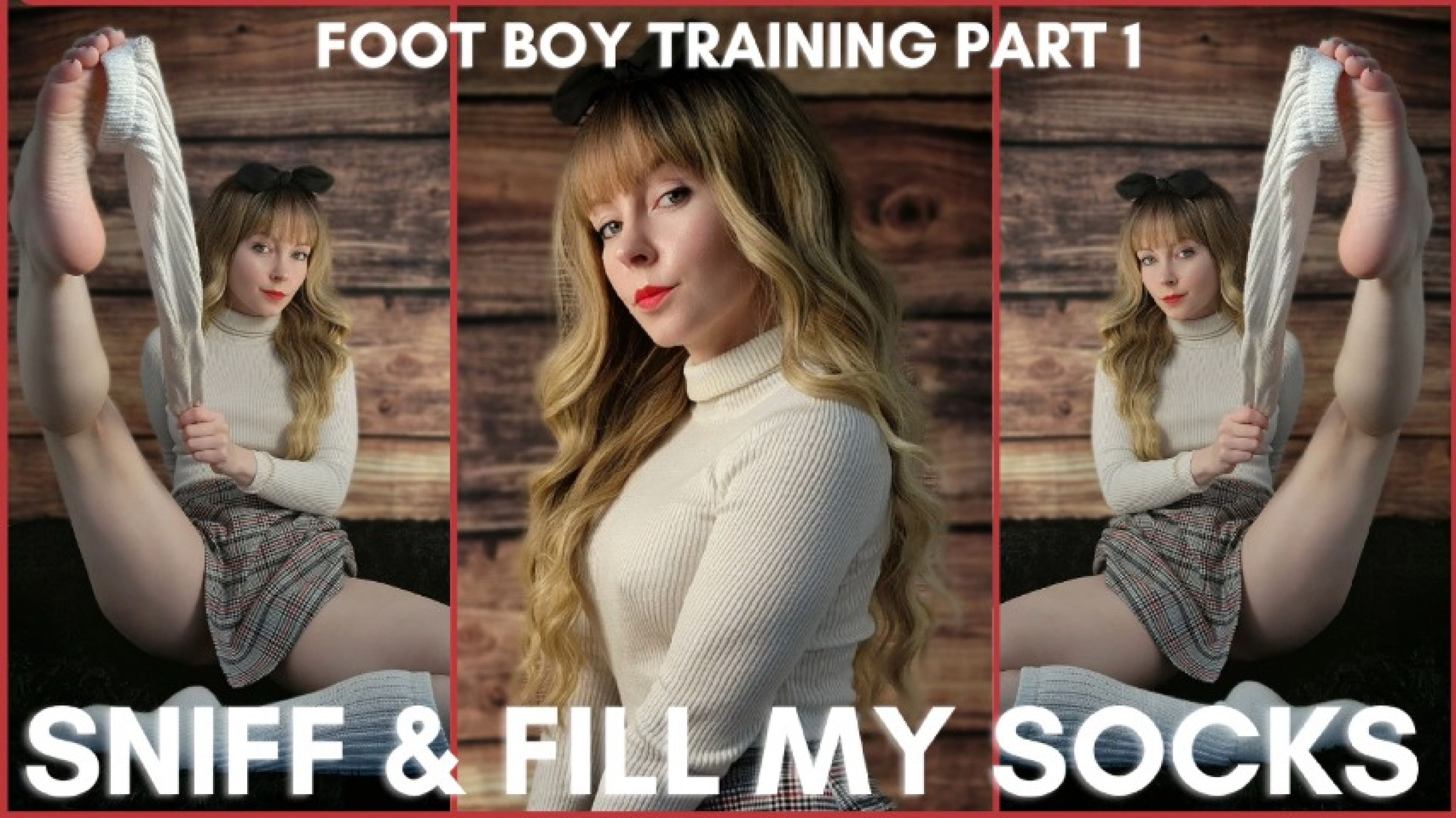Foot Boy Training Part 1 - Sniff and Fill My Socks