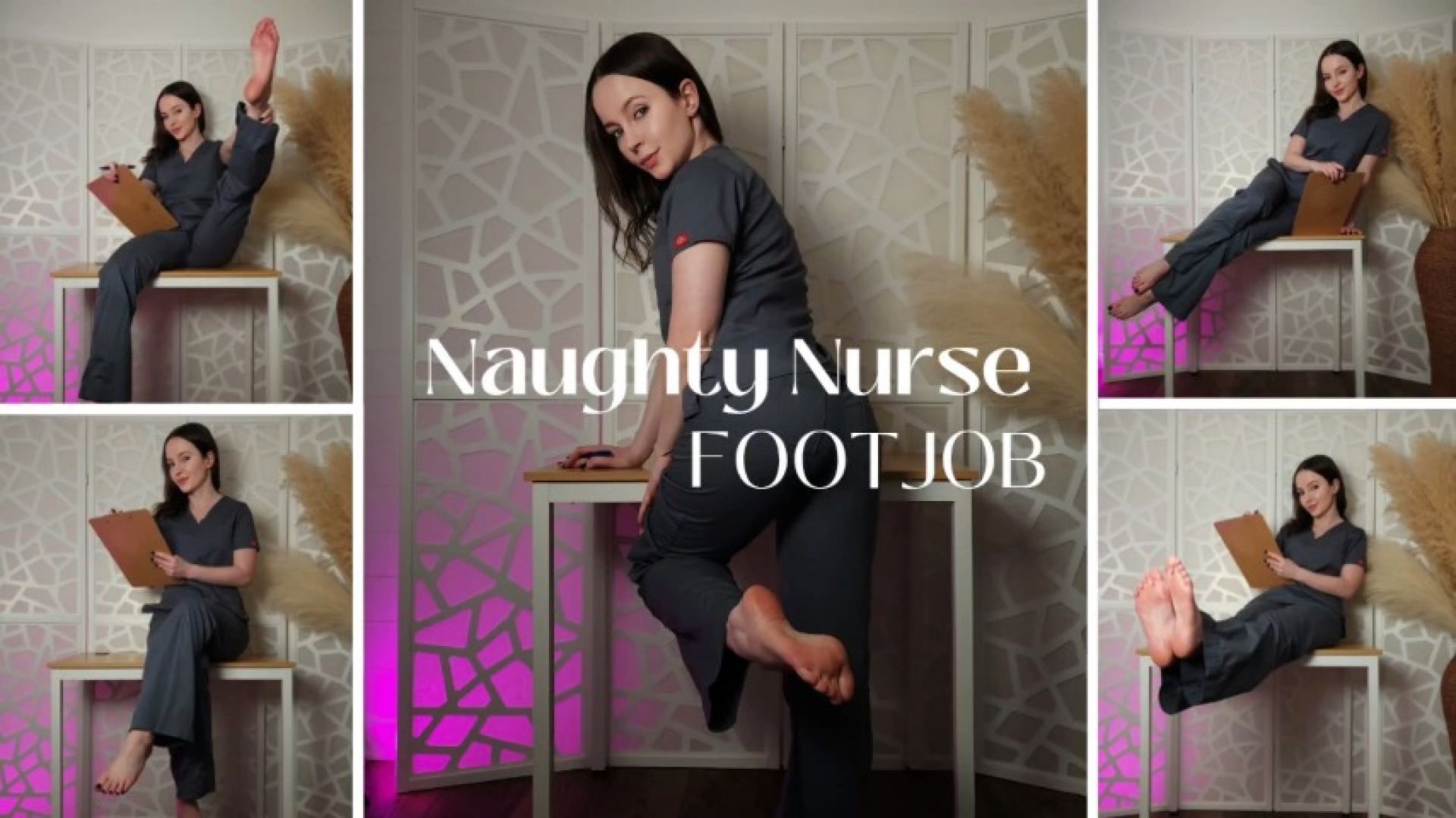 Naughty Nurse Footjob