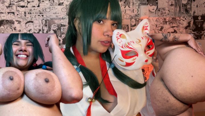 I seduce you with my whole body in cosplay