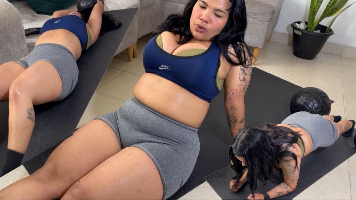 fat girl core/abs workout