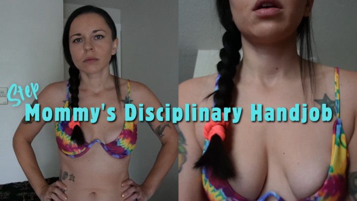stepMommy's Disciplinary Handjob