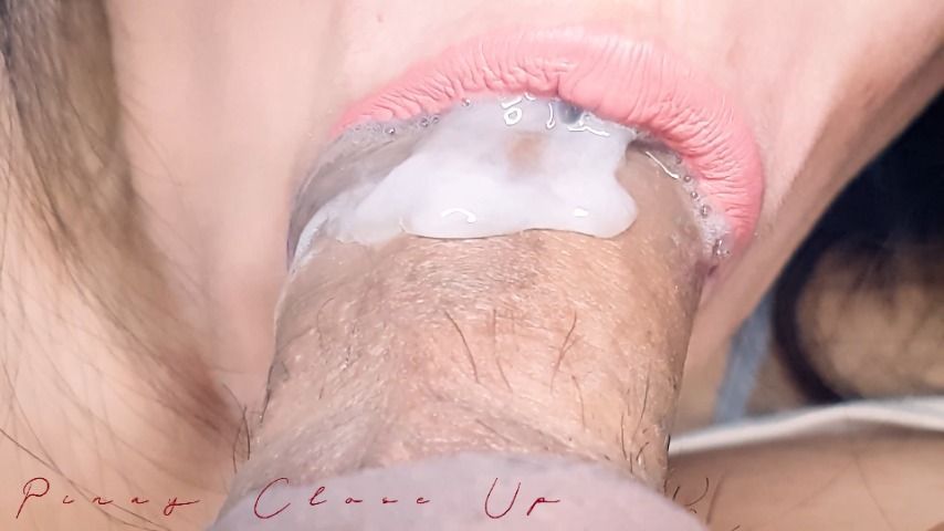 ASMR EXTREME CLOSE UP CUM IN MOUTH