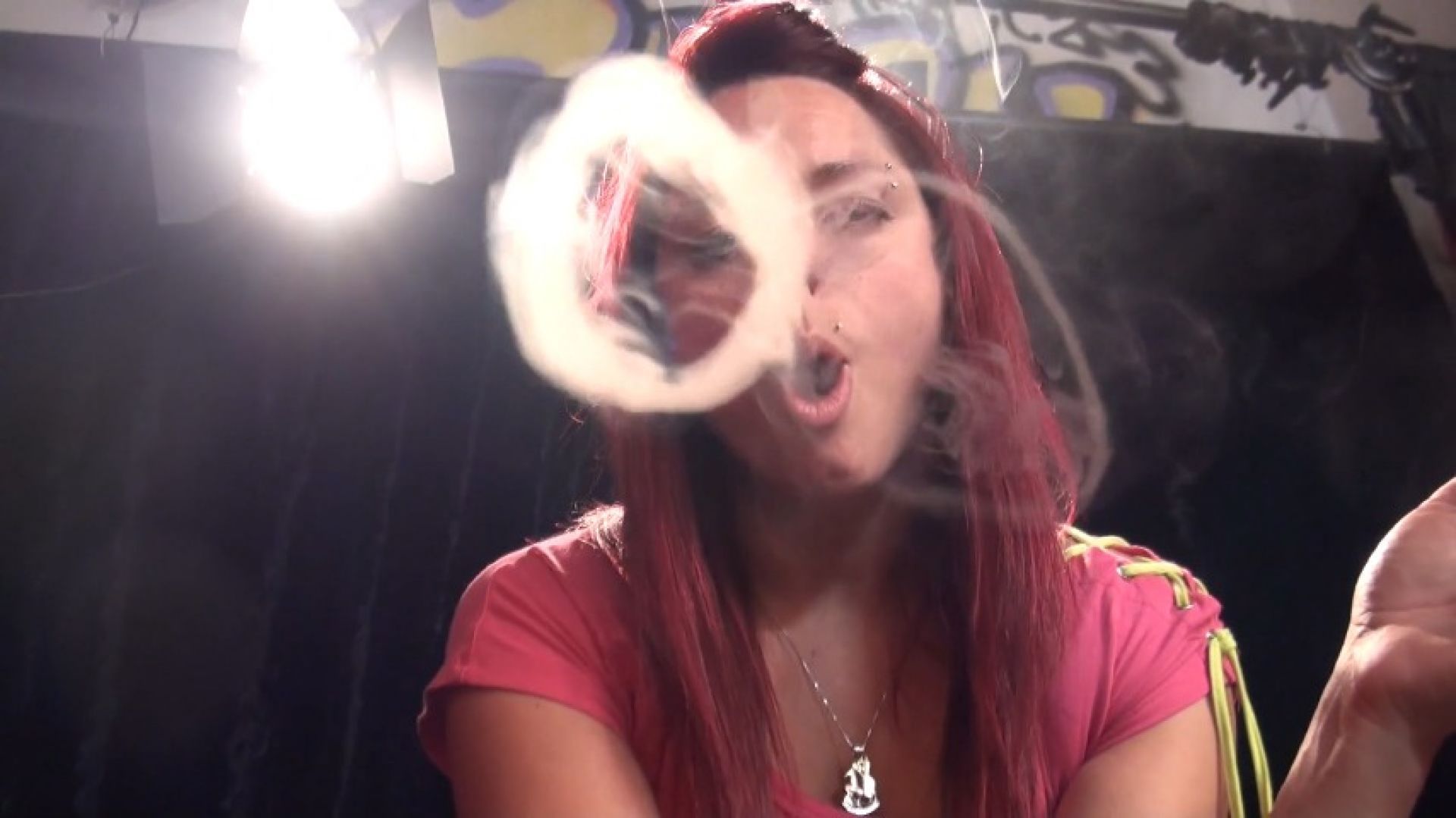 having fun while enjoying a good cigarette