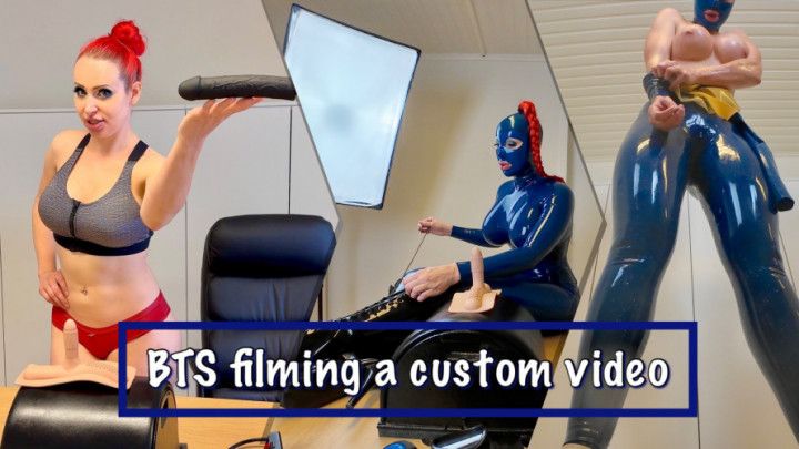 BTS filming a custom video