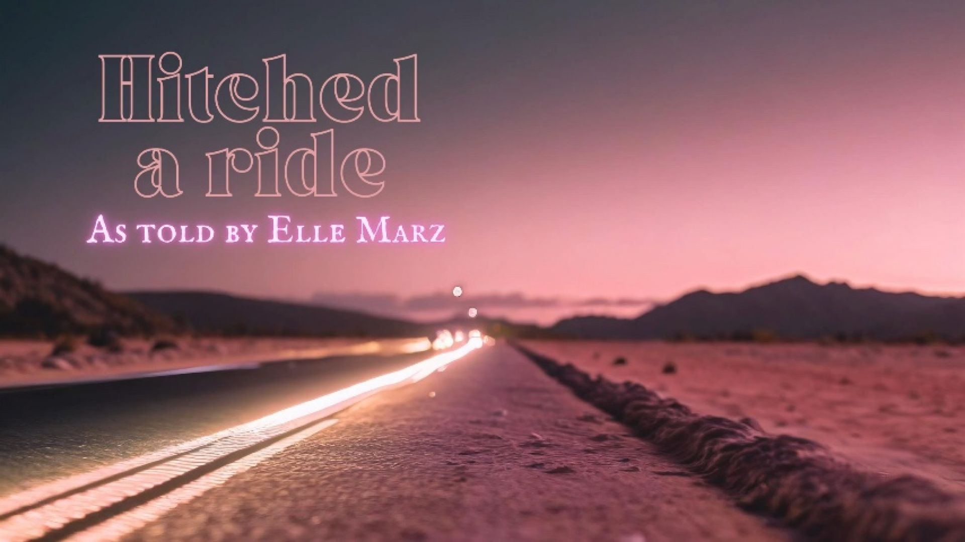 Hitched a ride home w a stranger immersive AUDIO porn