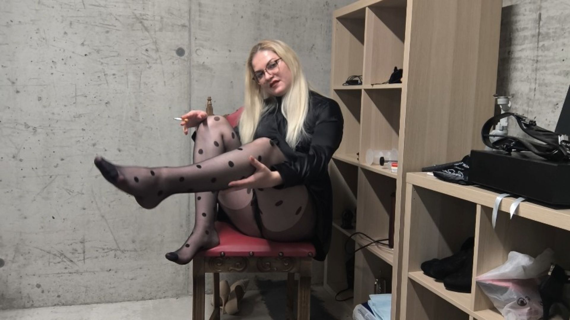 Smoking addiction in nylons