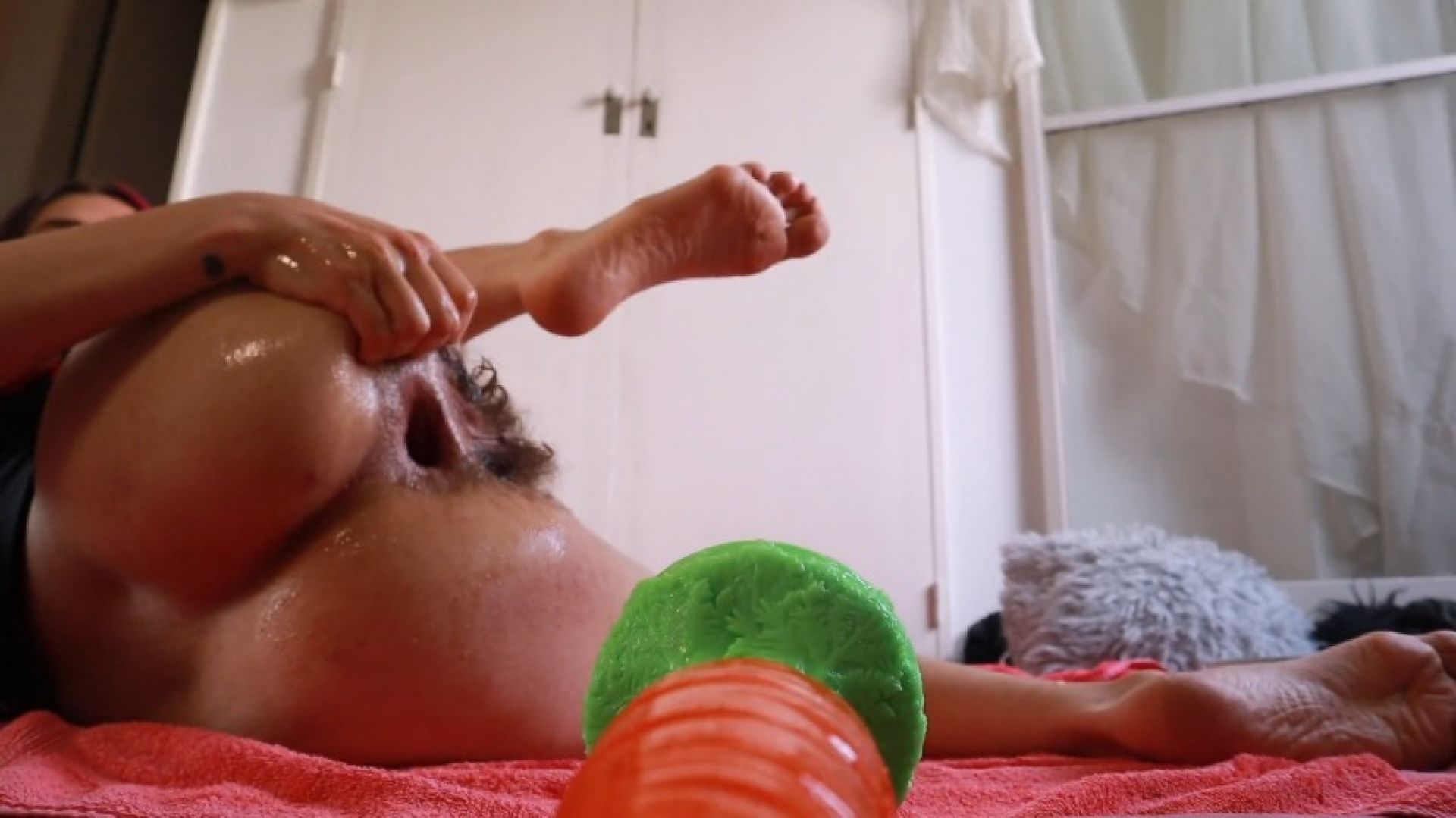 Fat ass plugged and lots of gapes