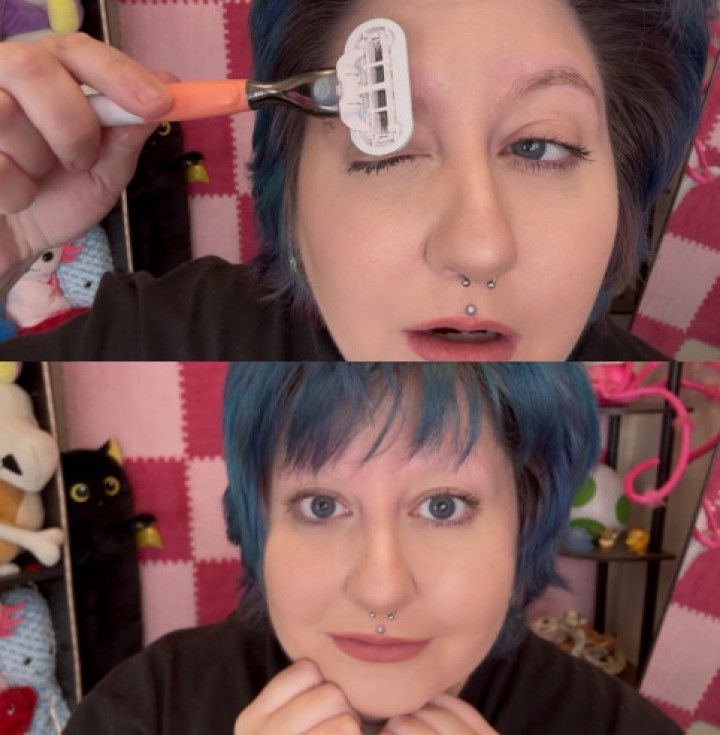 SHAVING OFF MY EYEBROWS