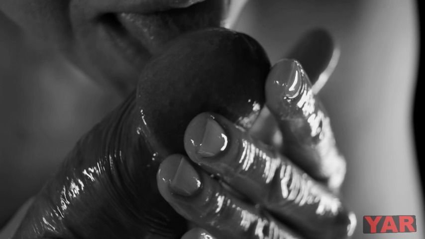 fetish big cock blowjob foreskin biting