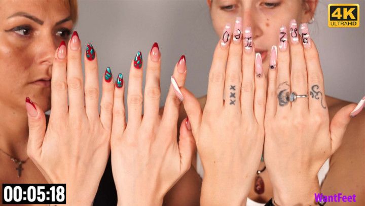 Women Hand Comparison 4K