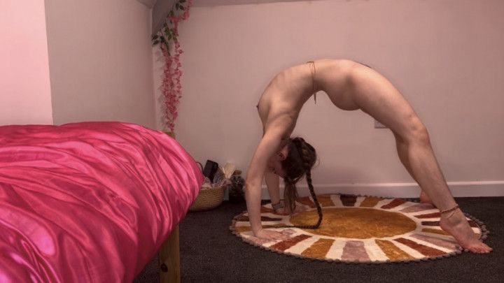 Hairy Nude Stretches