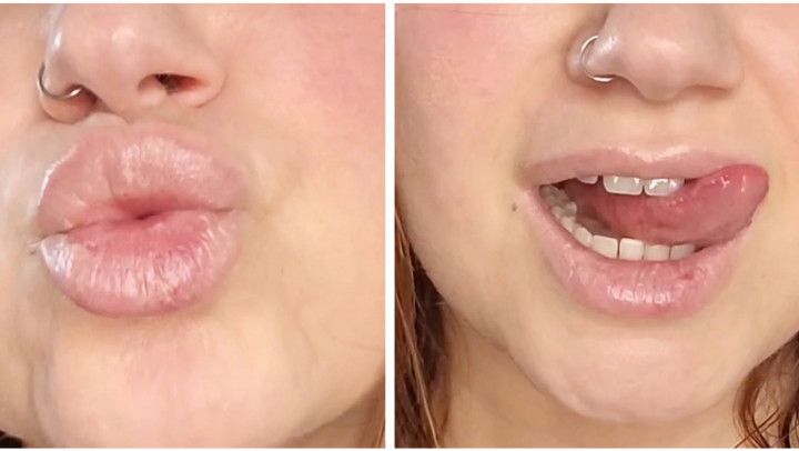 POV kissing and licking