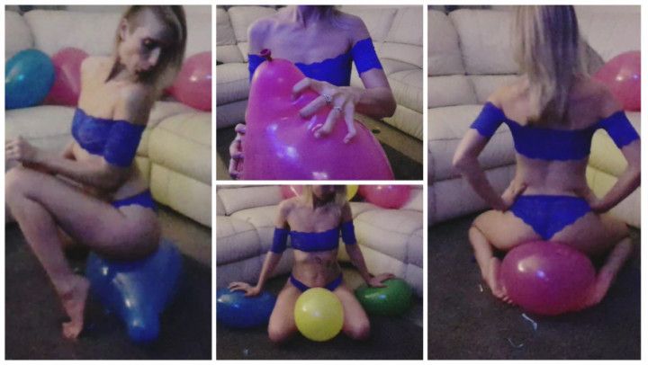 Brat Pops step-Sisters Birthday Balloons