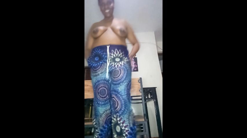 Trying on new clothes naked, POV