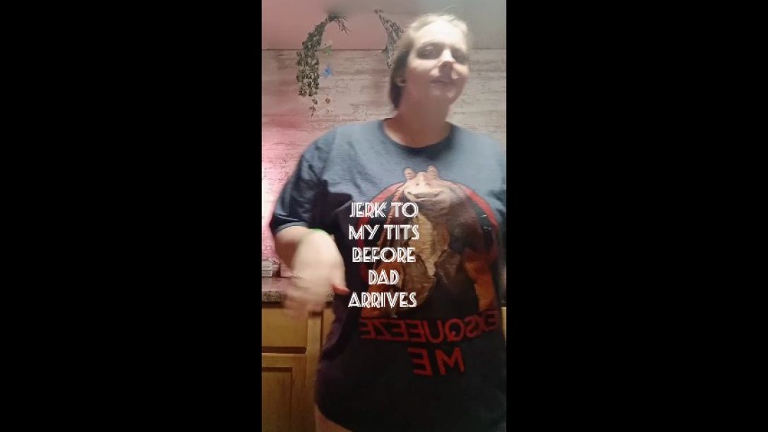 Jerk To My Tits Before step-Dad Arrives