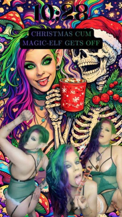 10:28:- Christmas Cum Magic~Elf Gets Off