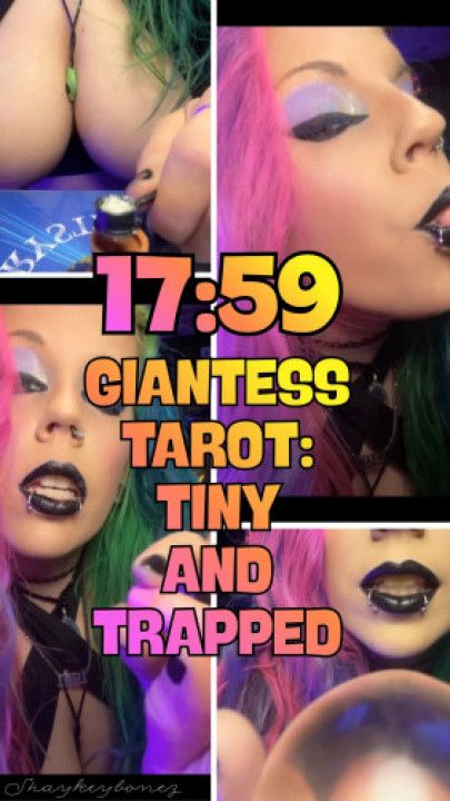 17:59:- Giantess Tarot: Tiny and Trapped