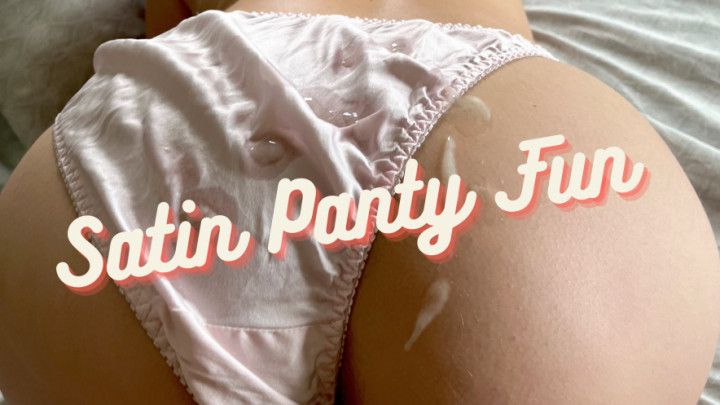Satin Panty Cumshot