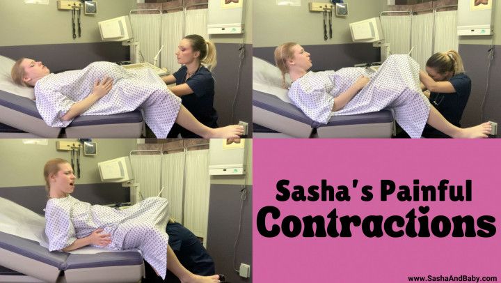 Pregnant Teen Has Painful Contractions With Doctor In Gloves