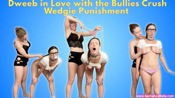 Dweeb in Love with the Bullies Crush - Wedgie Punishment