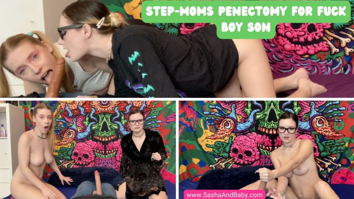 step-Mom PENECTOMY- Transformed to Cockless Cuck with a CHOP